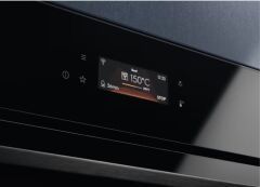 ELECTROLUX EOB8S39WZ BUHAR DESTEKLİ SİYAH FIRIN