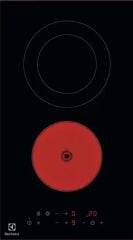 ELECTROLUX LHR3233CK VİTROSERAMİK ELEKTRİKLİ  DOMİNO SİYAH OCAK