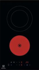 ELECTROLUX LHR3233CK VİTROSERAMİK ELEKTRİKLİ  DOMİNO SİYAH OCAK