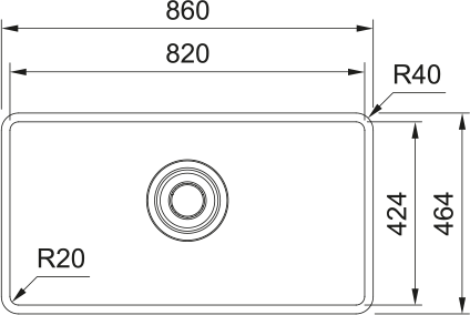 Franke Maris Quiet MQX 110-82 Çelik Eviye