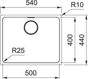 Franke Mythos MYX 110-50 Evye