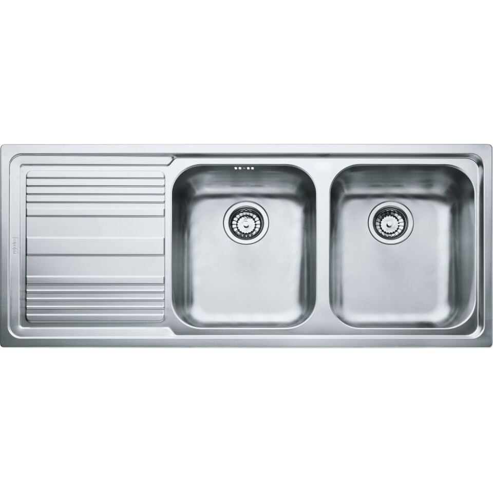 Franke Logica Line LLL 621-116 Dekorlu Sol Damlalık Evye