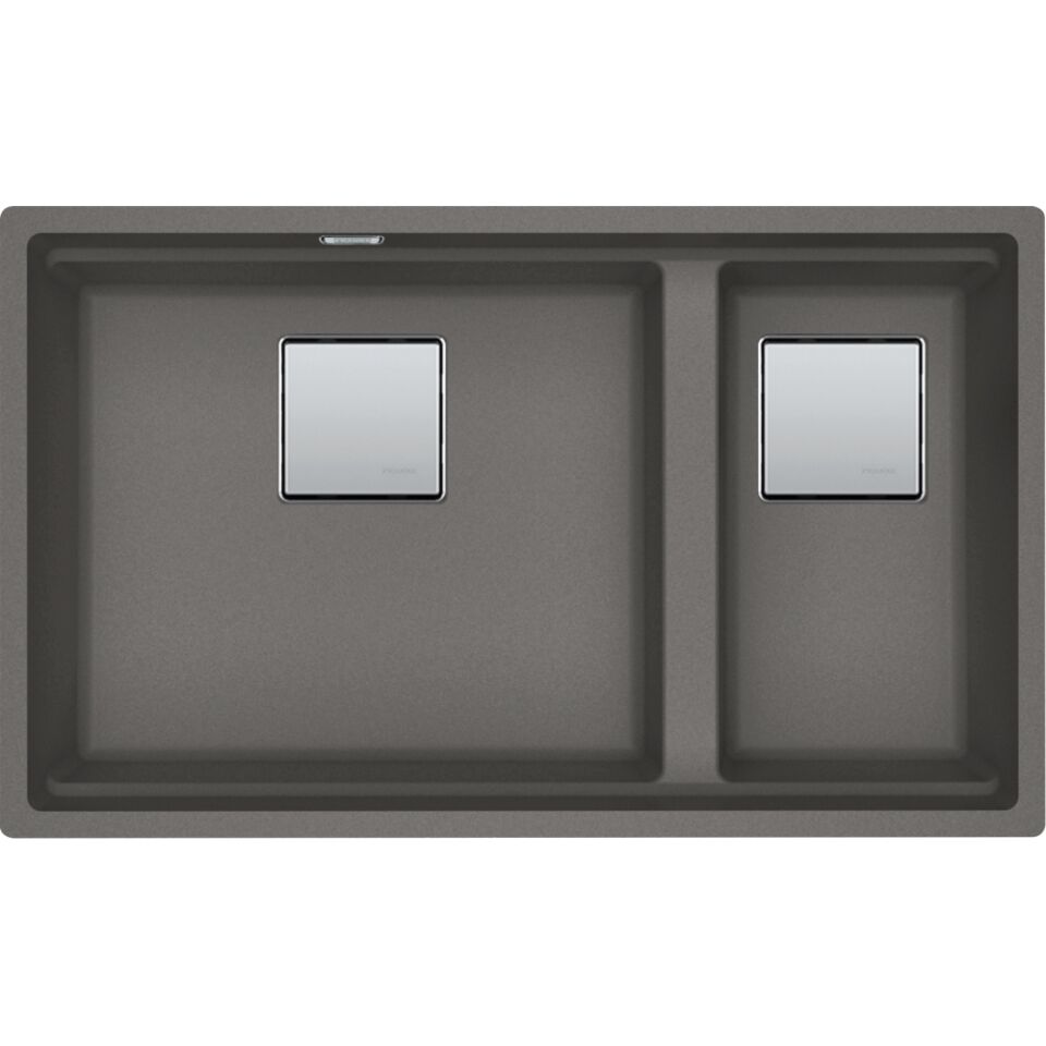 Franke Kubus 2 KNG 160-46-21 Stone Grey Evye