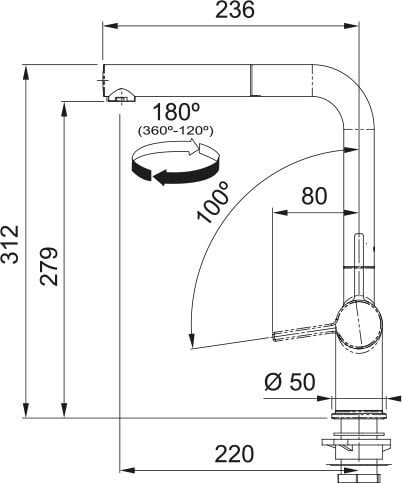 Franke Active Spiralli Armatür