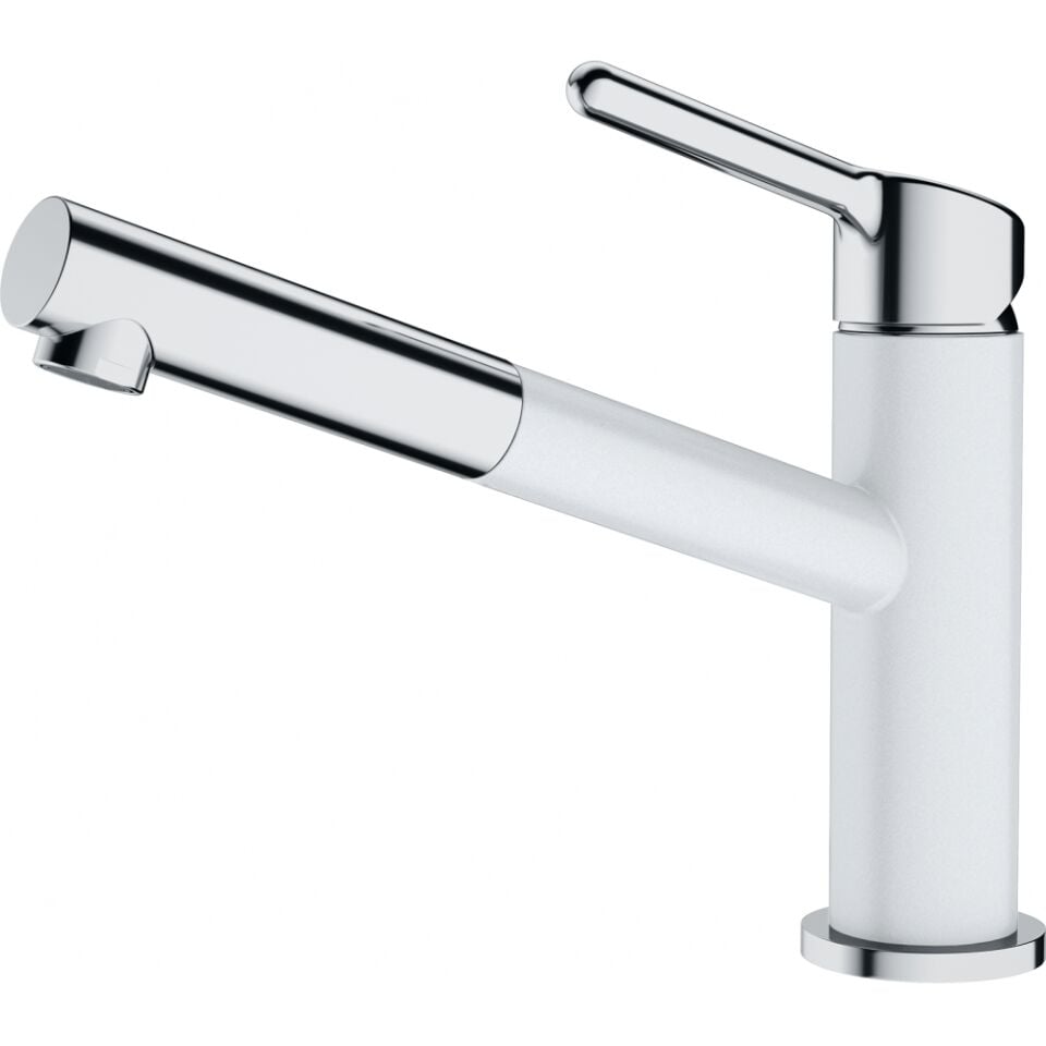 Franke Orbit Spiralli Bianco-Krom Armatür