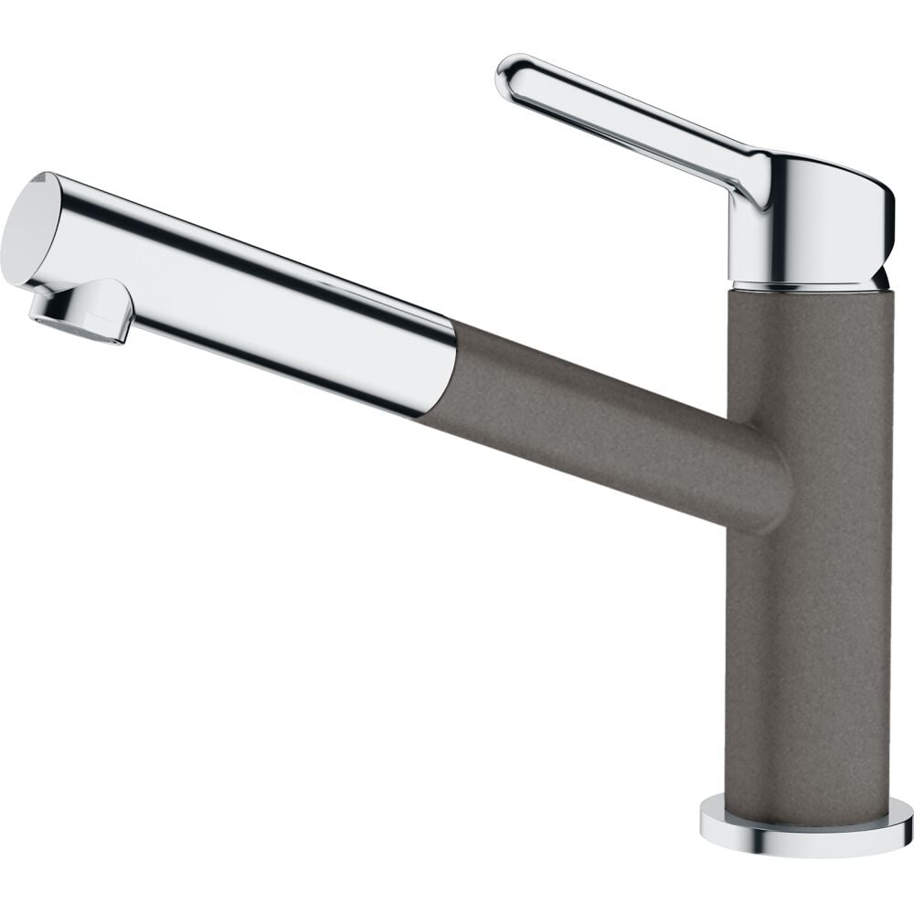 Franke Orbit Spiralli Stone Grey-Krom Armatür