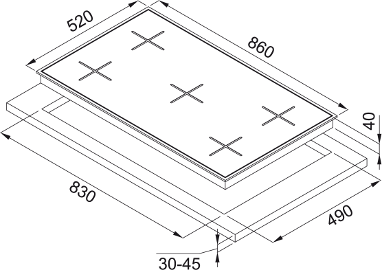 Franke FHNS 905 4G TC WH C Beyaz Ocak