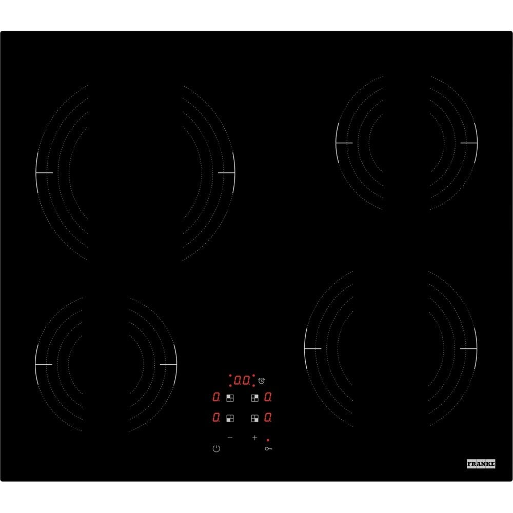 Franke FRSM 604 C T BK Siyah Seramik Ocak