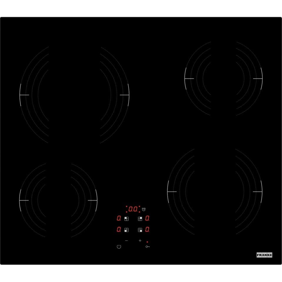Franke FRSM 604 C T BK Siyah Seramik Ocak