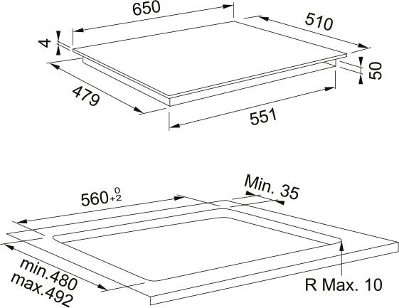 Franke FSM 654 I B BK Siyah İndüksiyonlu Ocak