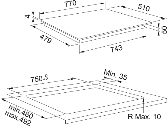 Franke FSM 804 I B BK Siyah İndüksiyonlu Ocak