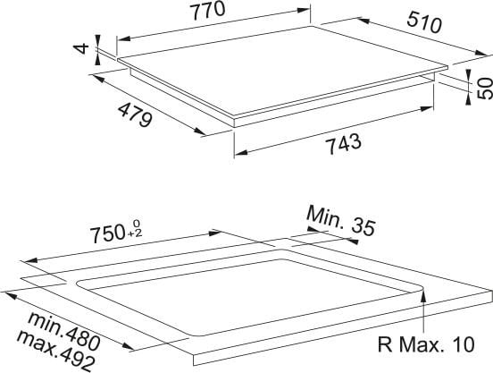 Franke FMA 804 I F BK Siyah İndüksiyonu Ocak