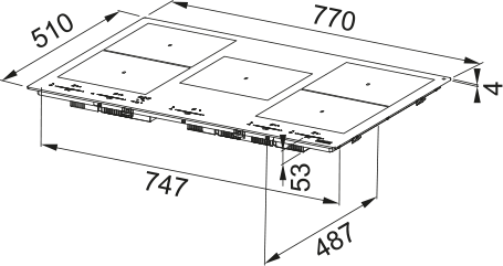 Franke FMY 805 I F KL MB Siyah İndüksiyonlu Ocak