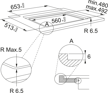 Franke FMY 658 I FP BK Siyah İndüksiyonlu Ocak