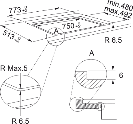 Franke FMY 808 I FP BK Siyah İndüksiyonlu Ocak