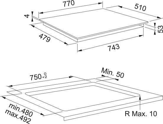 Franke FMY 808 I FP BK Siyah İndüksiyonlu Ocak