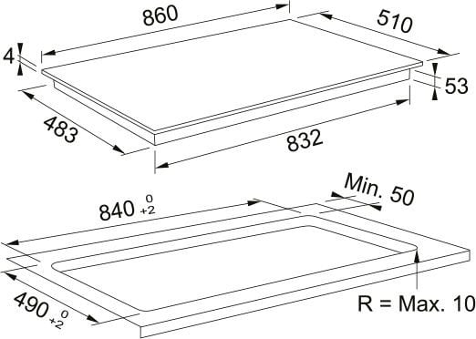 Franke FMY 906 I FP BK Siyah İndüksiyonlu Ocak