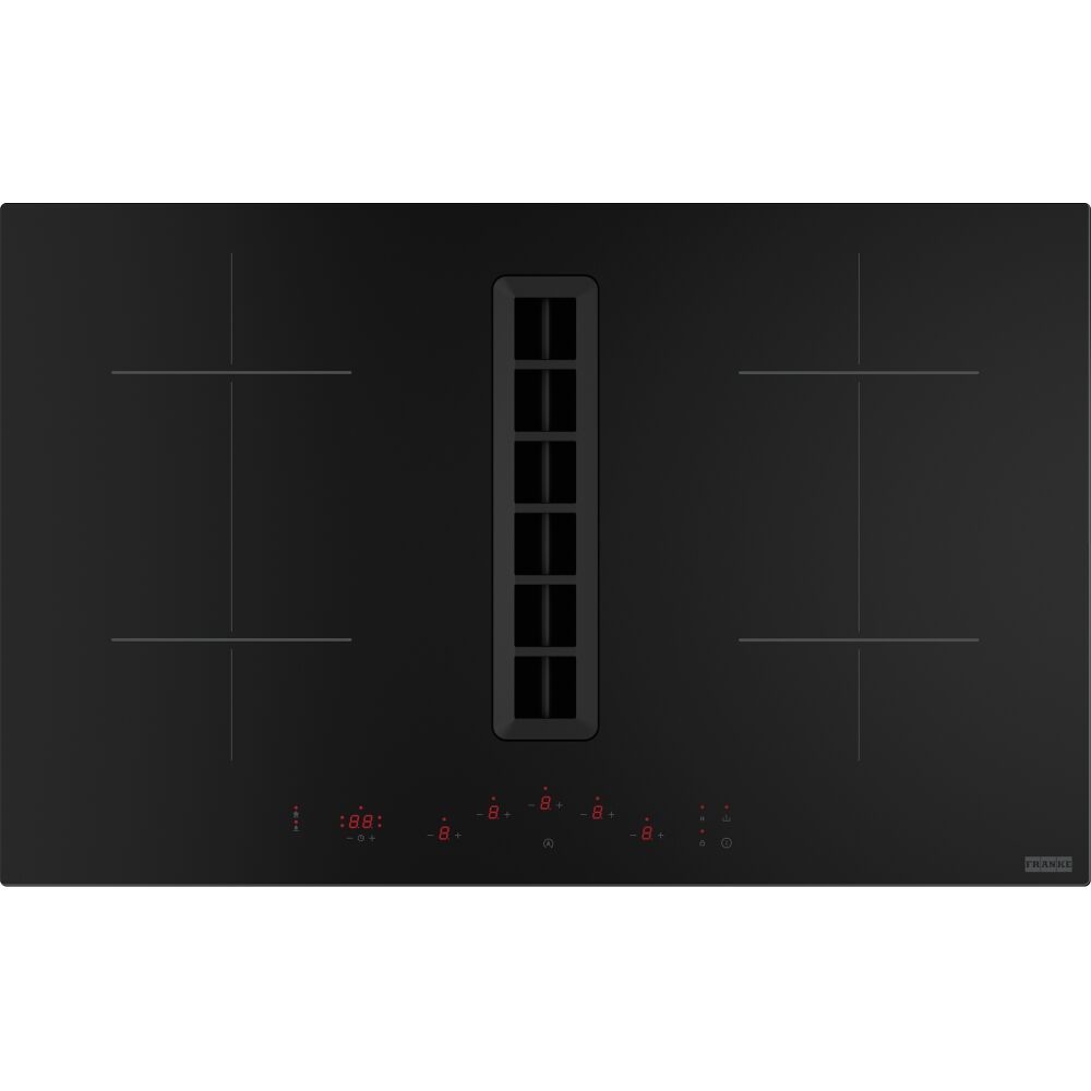 Franke FMA 8372 4RC R HI Davlumbazlı  Siyah İndüksiyonlu Ocak