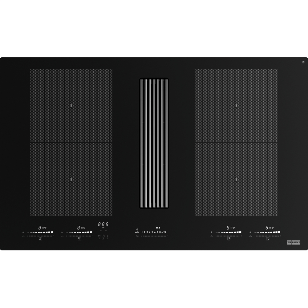 Franke FMY 8391 R H Davlumbazlı Siyah İndüksiyonlu Ocak