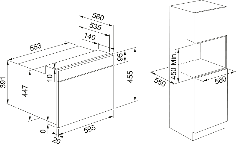 Franke FMY 45 MW XS Black/Inox Frame Fırın